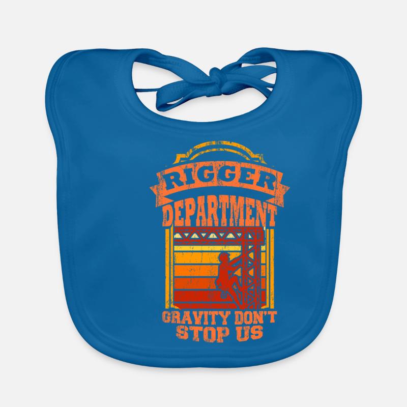Rigger Stagecrew Crew Rigging Event Gift Organic Baby Bibs
