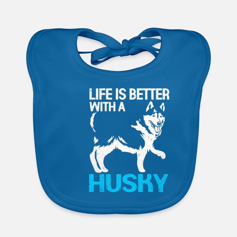 Husky Bavoir bio Bébé