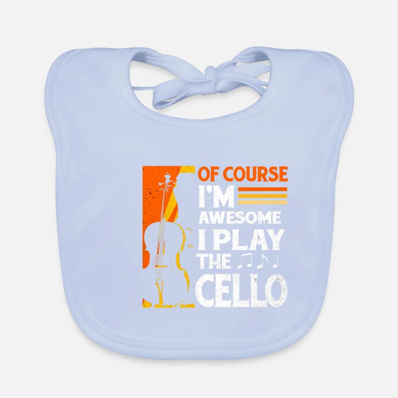 Violoncelle Bavoir bio Bébé