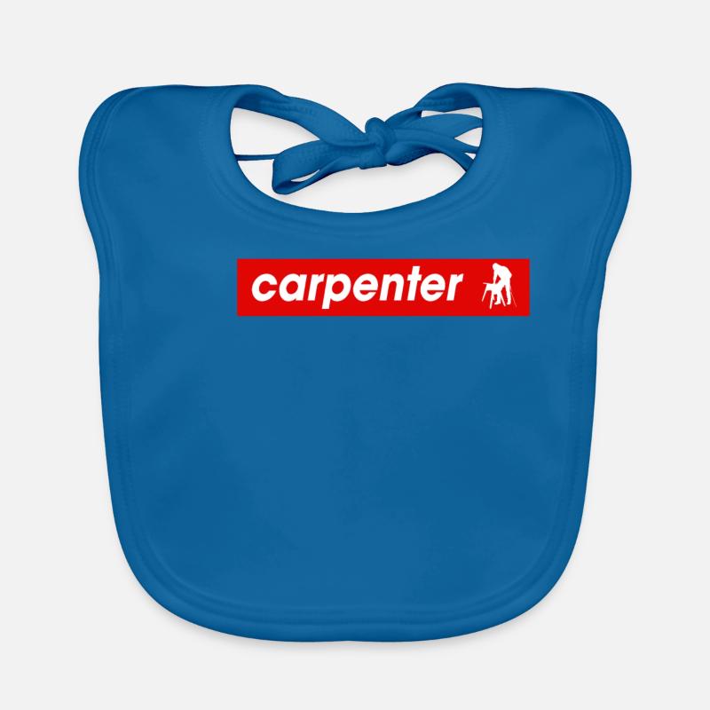 Good Carpenter Tee Design Baby Bio-Lätzchen