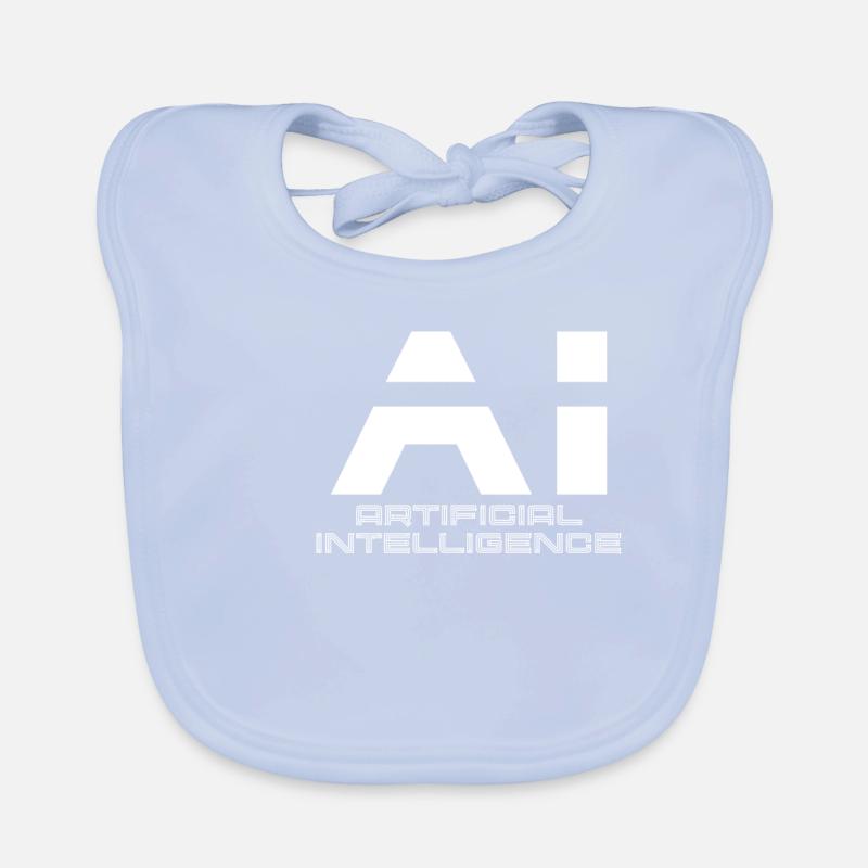 AI Artificial Intelligence Artificial Intelligence Organic Baby Bibs