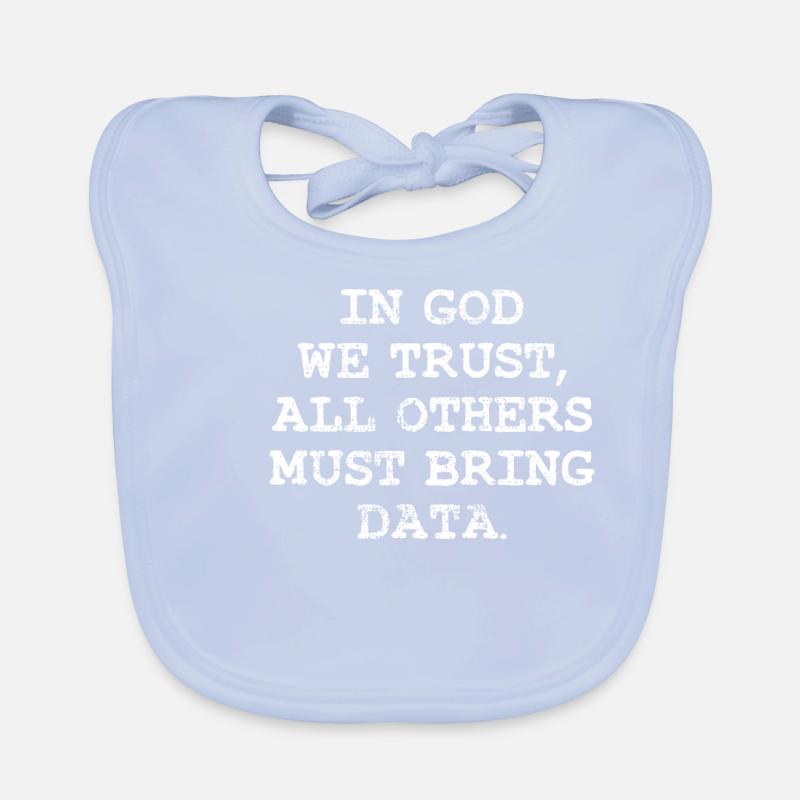 Data programmer developer Organic Baby Bibs