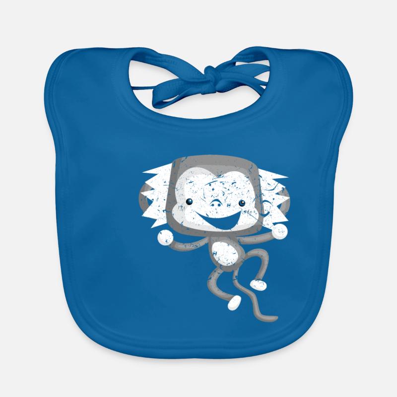 sweet fancy capuchin monkey gift Organic Baby Bibs