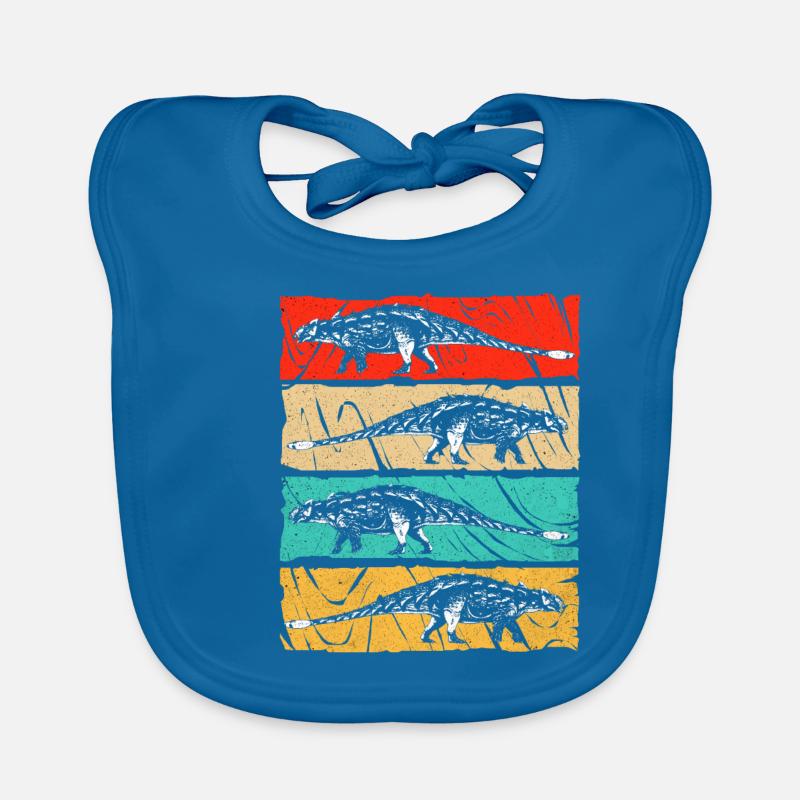 Ankylosaurus Organic Baby Bibs
