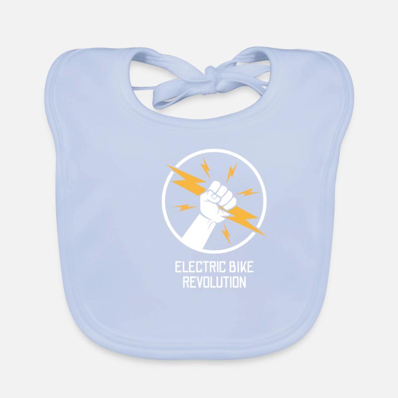 Roue de bicyclette électrique Bavoir bio Bébé