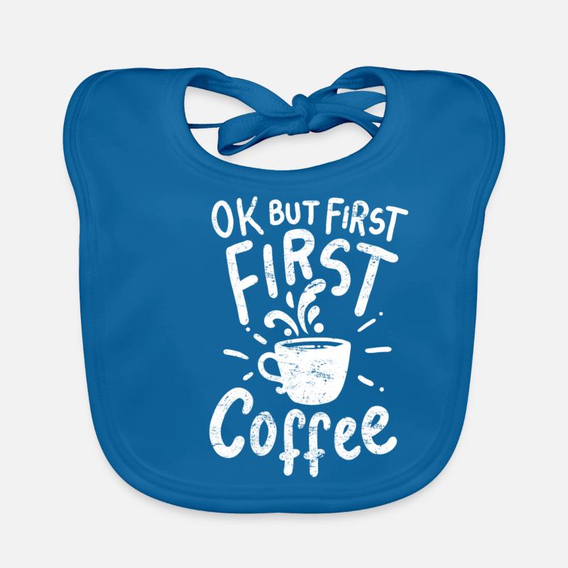 Café café café Bavoir bio Bébé