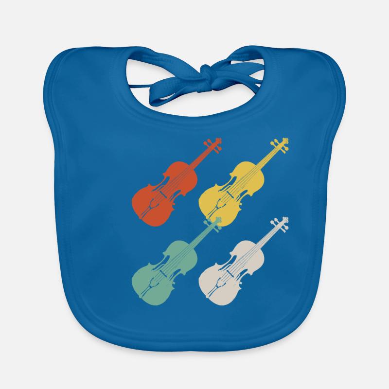 Violon violon violon Bavoir bio Bébé