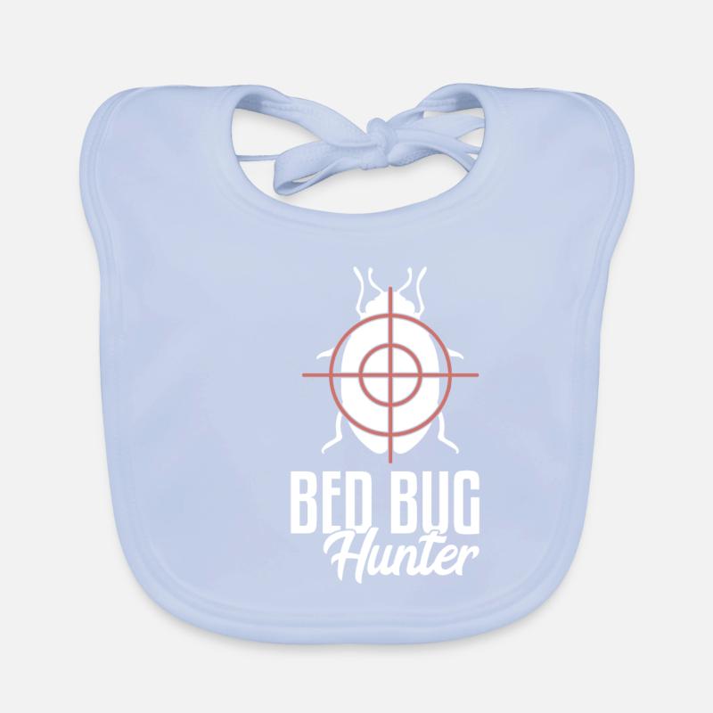 Bed Bug Hunter | Bed bugs, insects, hostel Organic Baby Bibs
