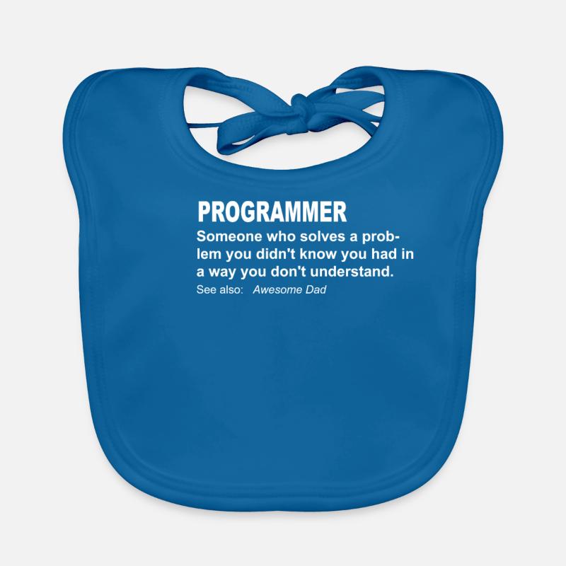 Tshirt de programmeur le plus drôle Bavoir bio Bébé
