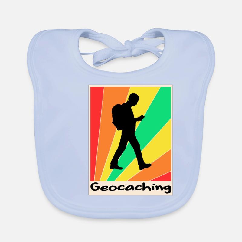 Geocaching posters Geocaching Organic Baby Bibs