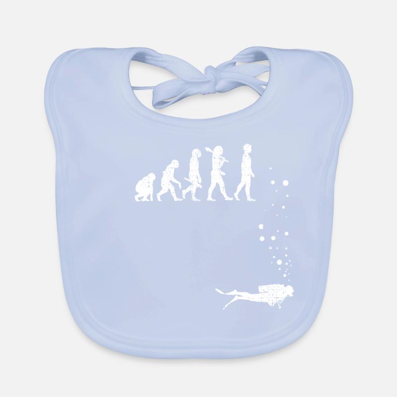 Diving divers Organic Baby Bibs