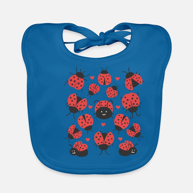ladybug Organic Baby Bibs