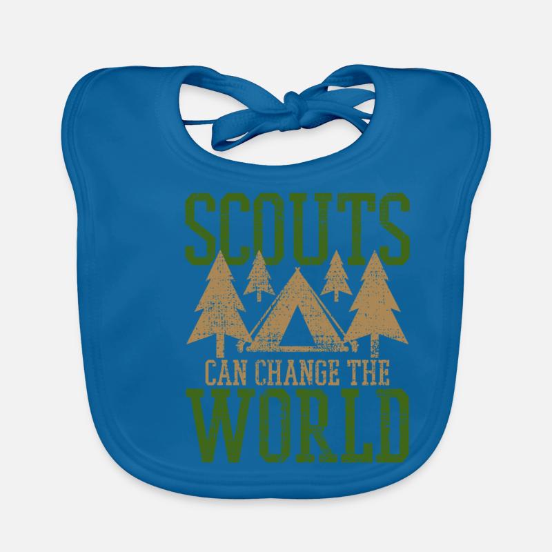 scout camp Organic Baby Bibs