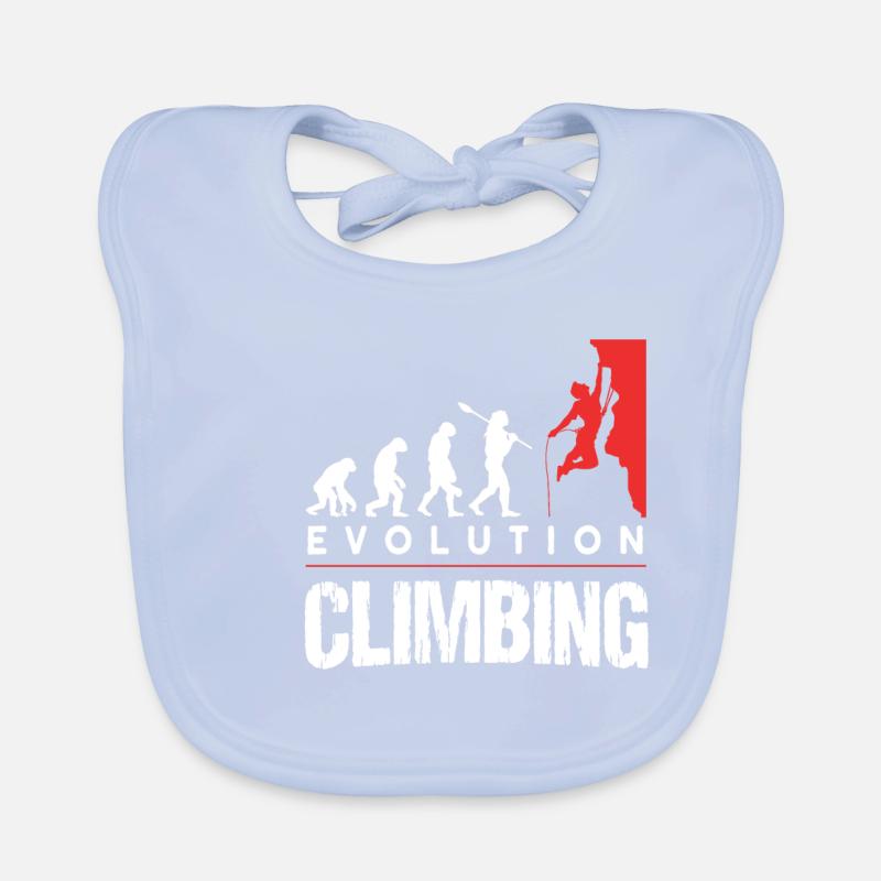 Climbing Evolution Klettern Boulderer Baby Bio-Lätzchen