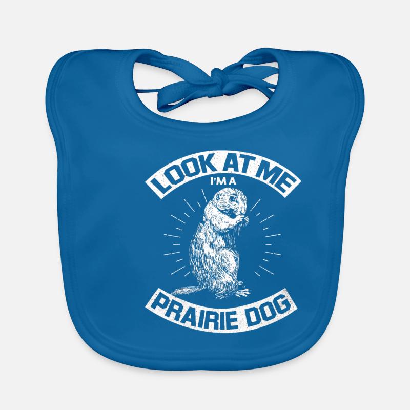 Chien de prairie Bavoir bio Bébé