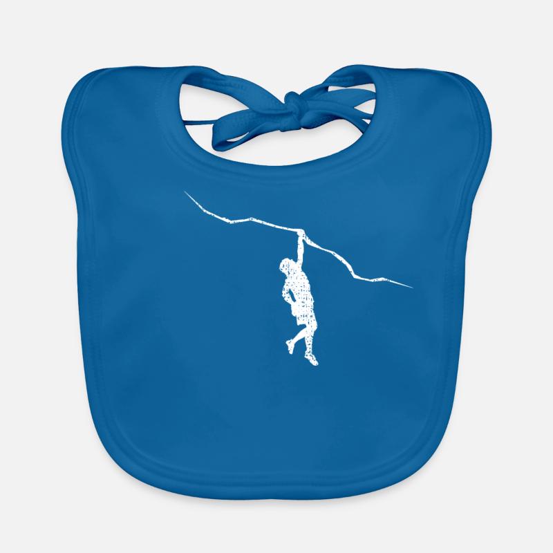 Climbing Climbing Climbing Organic Baby Bibs