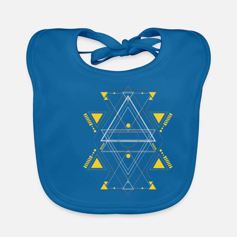 geometry Organic Baby Bibs