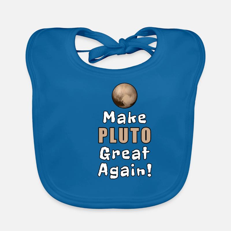 Make Pluto Great Again Organic Baby Bibs