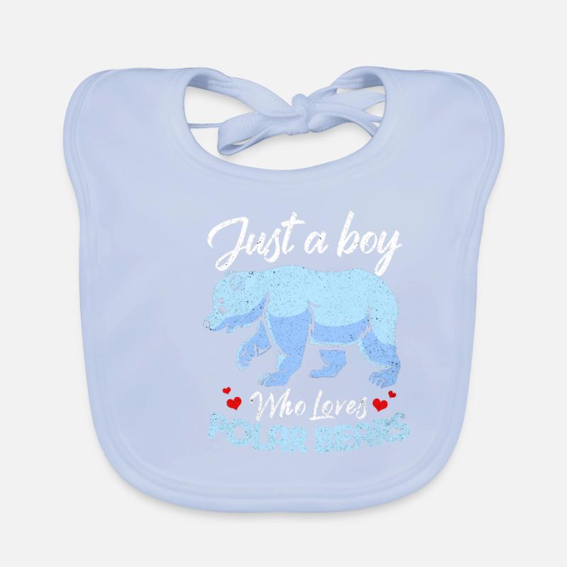 Eisbär Baby Bio-Lätzchen