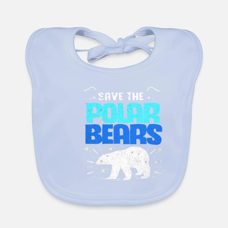 Eisbär Baby Bio-Lätzchen