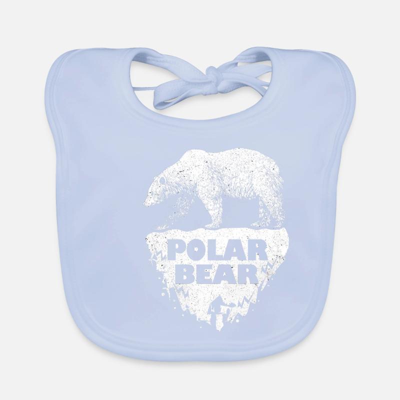 Eisbär Baby Bio-Lätzchen