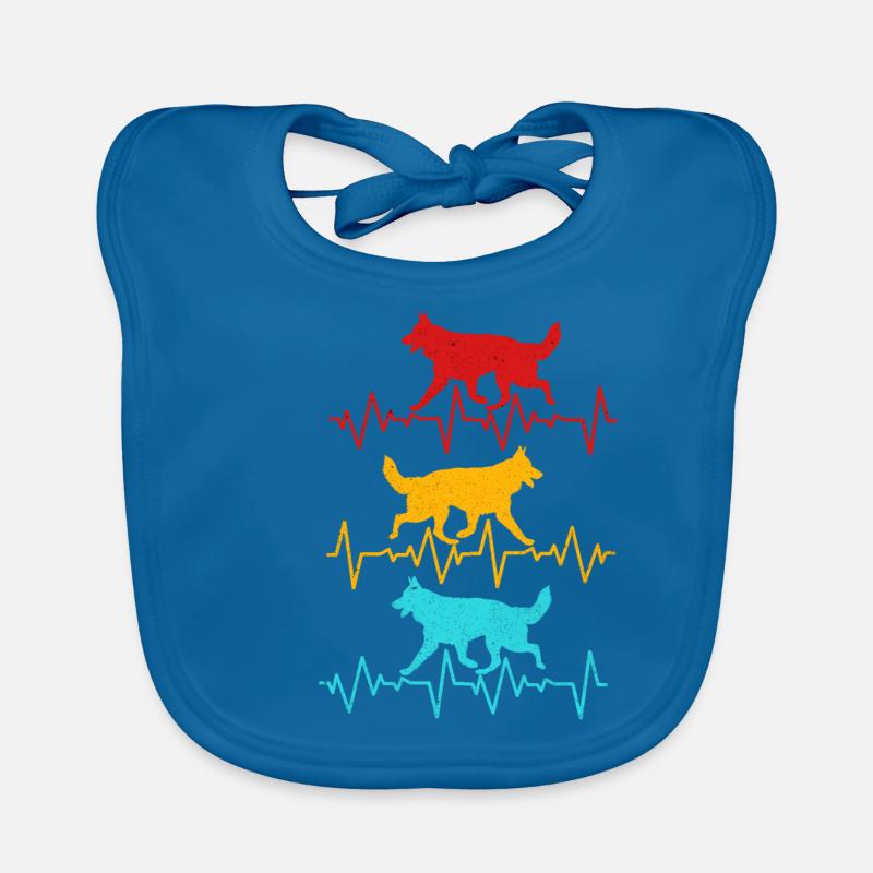 German Shepherd Organic Baby Bibs