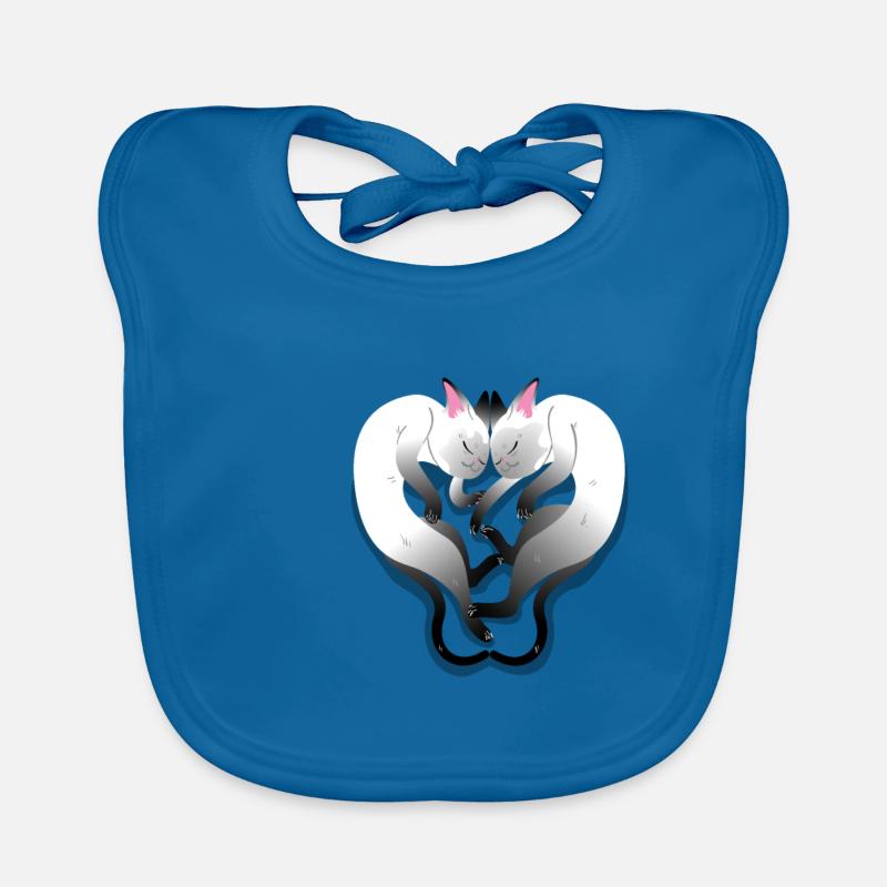 (2 chats dormants) Bavoir bio Bébé