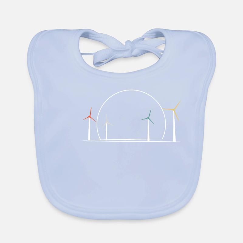 windmill Organic Baby Bibs