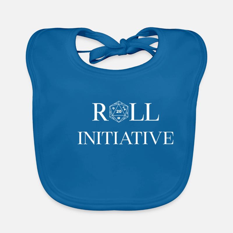 Roll Initiative! Dice initiative! gift Organic Baby Bibs