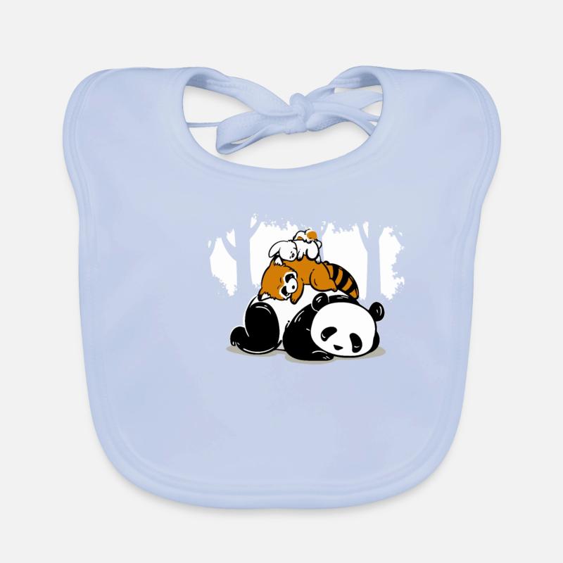 Panda Koala Bear Bunny Lazy Sleeping Couch Gift Bavoir bio Bébé