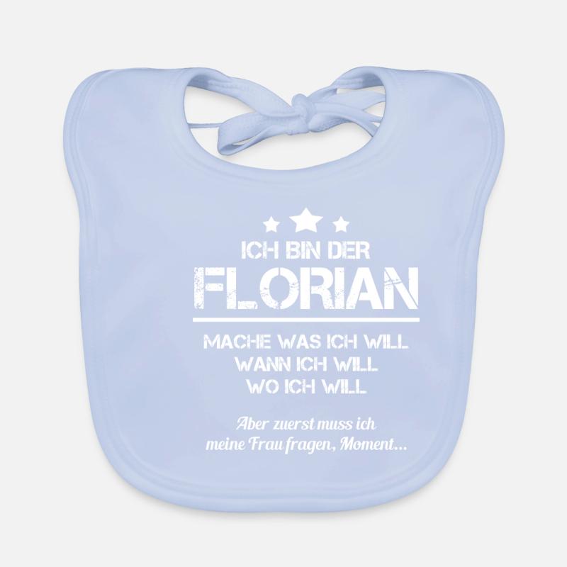 ich bin der florian Baby Bio-Lätzchen