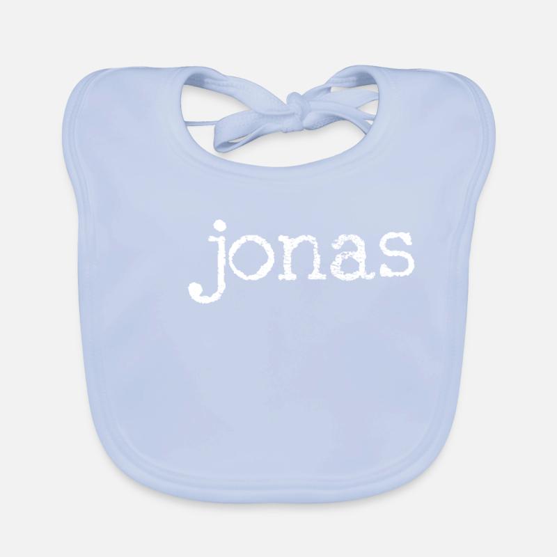 Jonas Name Bavoir bio Bébé