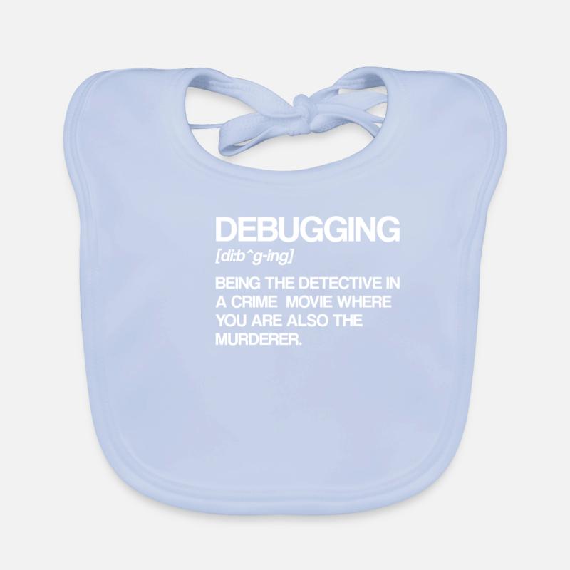 Debugging Definition | Programmer, computer scientist Organic Baby Bibs