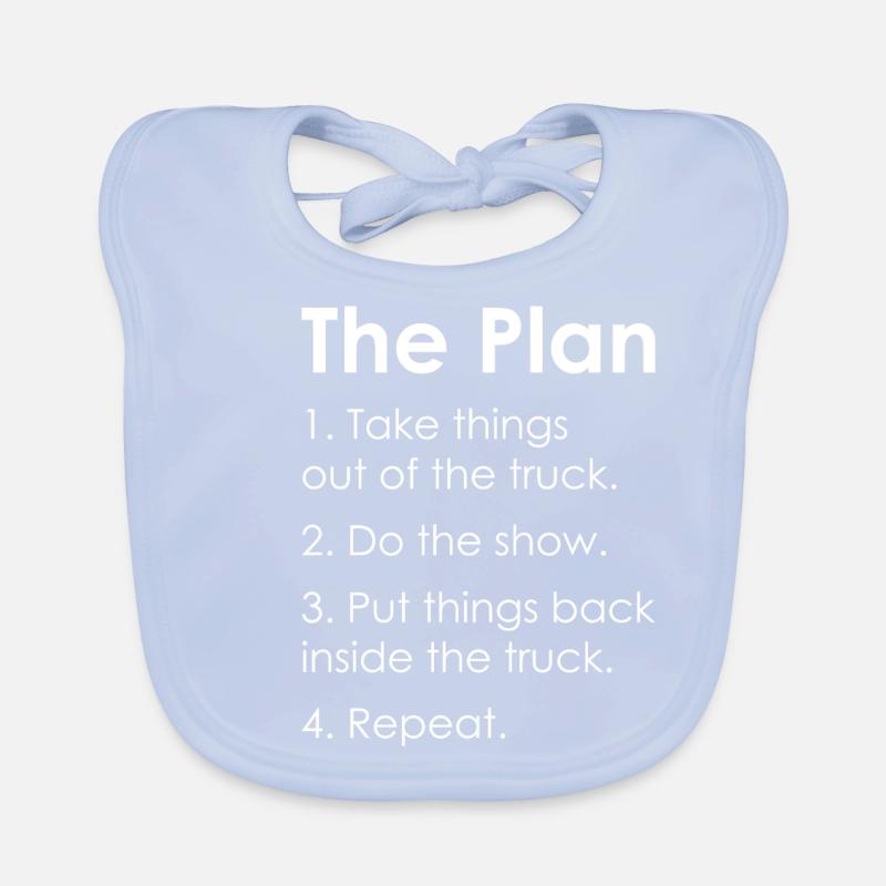 STAGEHAND CREW PLAN technicien en éclairage cadeau Bavoir bio Bébé