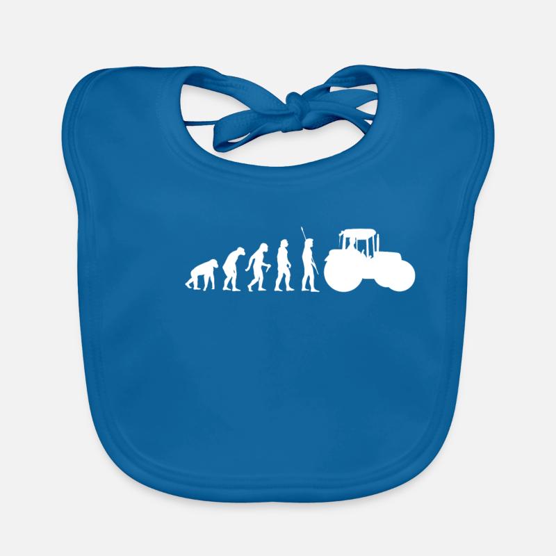 Tracteur Evolution Bavoir bio Bébé