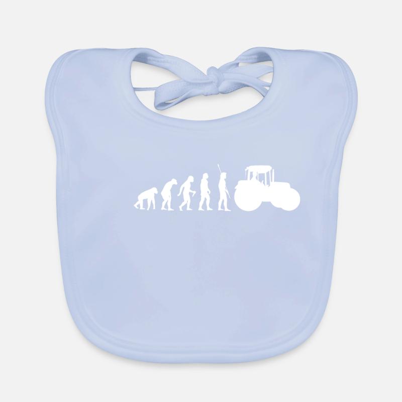 Evolution tractor Baby Bio-Lätzchen