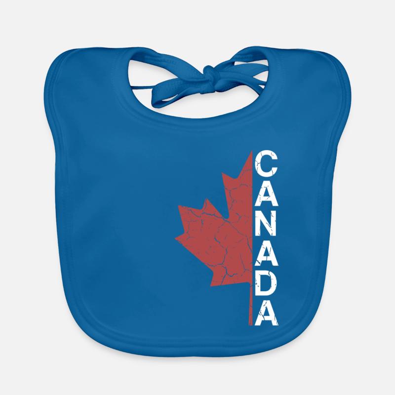 Feuille d'érable du canada | Canada, Canadiens, fête du Canada Bavoir bio Bébé