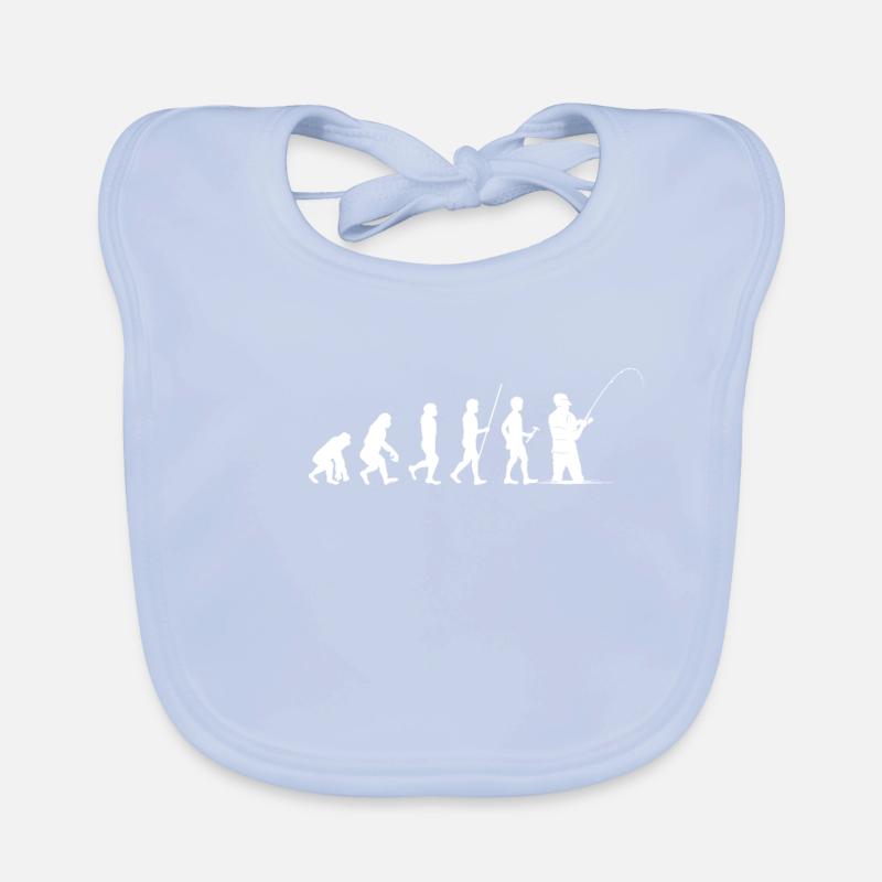Fish development Cool Gift Art Organic Baby Bibs