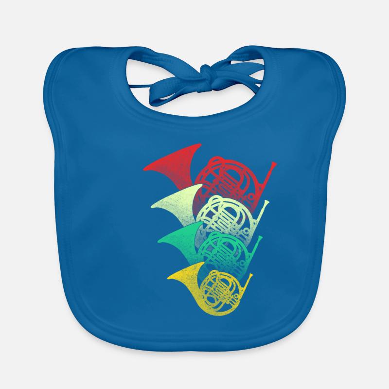 french horn Organic Baby Bibs