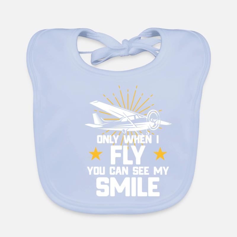 Flying - Only when I fly saying Organic Baby Bibs