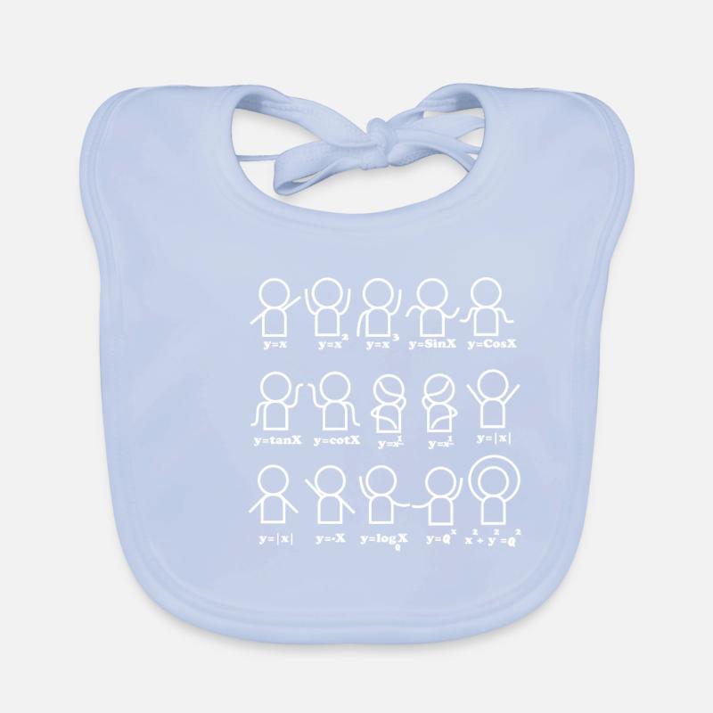 Math Math Mathematician Math Teacher Algebra Organic Baby Bibs