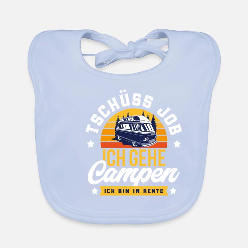 Rente Camping Rentner & Camper Baby Bio-Lätzchen
