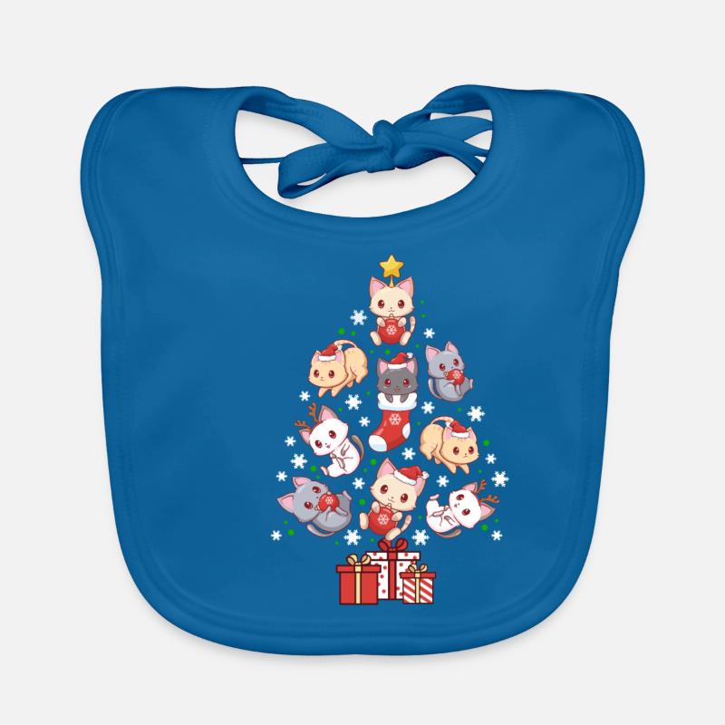 chats de Noël Bavoir bio Bébé