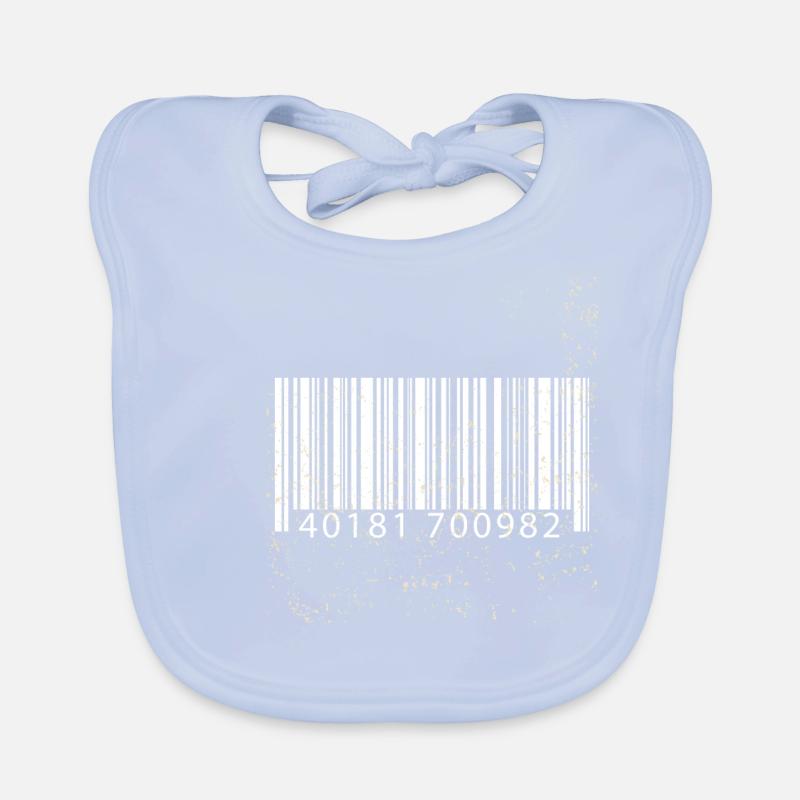 Idée cadeau code barre Bavoir bio Bébé