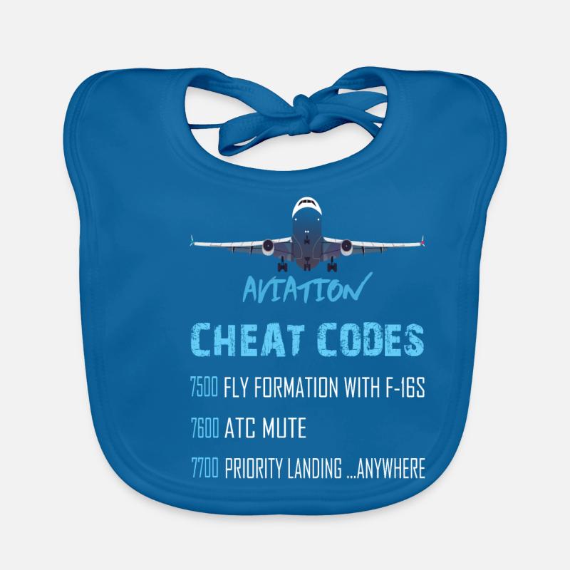 Codes de triche de l'aviation Bavoir bio Bébé