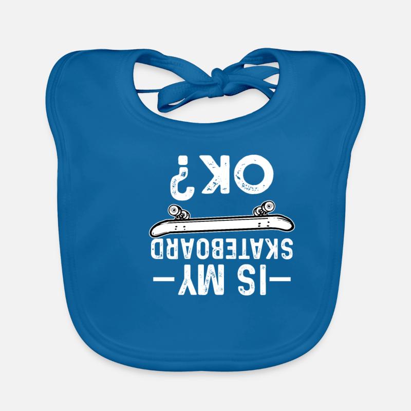 Skateboarding Skateboard Organic Baby Bibs