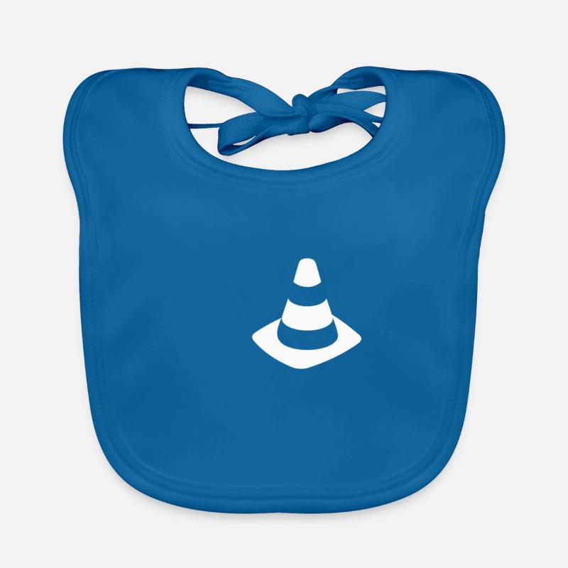Cadeau de pylône de cône de signalisation Bavoir bio Bébé