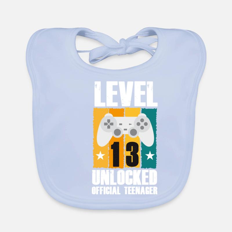 13th birthday Organic Baby Bibs