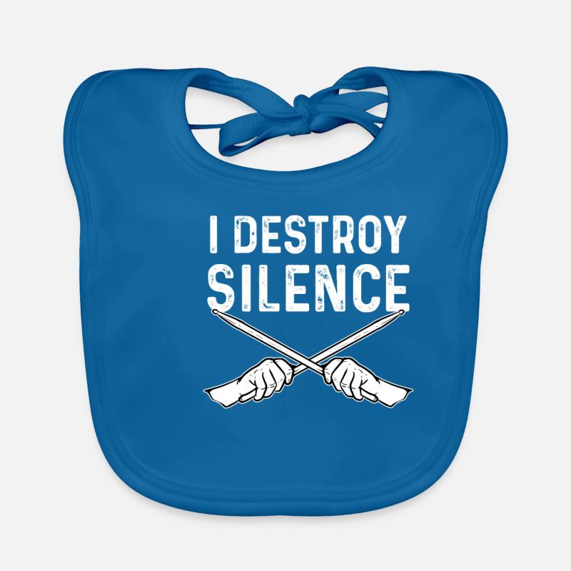 Drummer drumstick Organic Baby Bibs