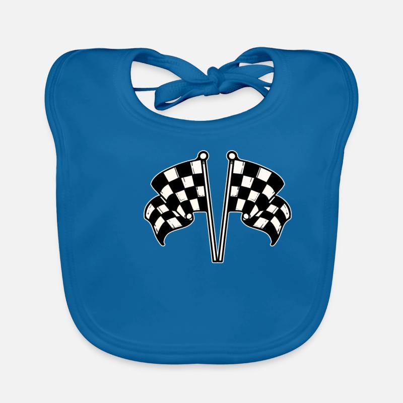 Drapeau de course Bavoir bio Bébé